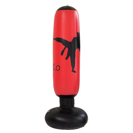 160Cm Inflatable Boxing Bag Adult Children Boxing Punch Kicking Sandbag PVC Tumbler Gym Kids Boxing Training Targets
